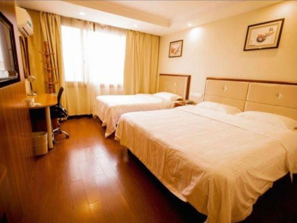 Greentree Inn Suzhou Guanqian Yangyuxiang Metro Station Business Hotel Kültér fotó